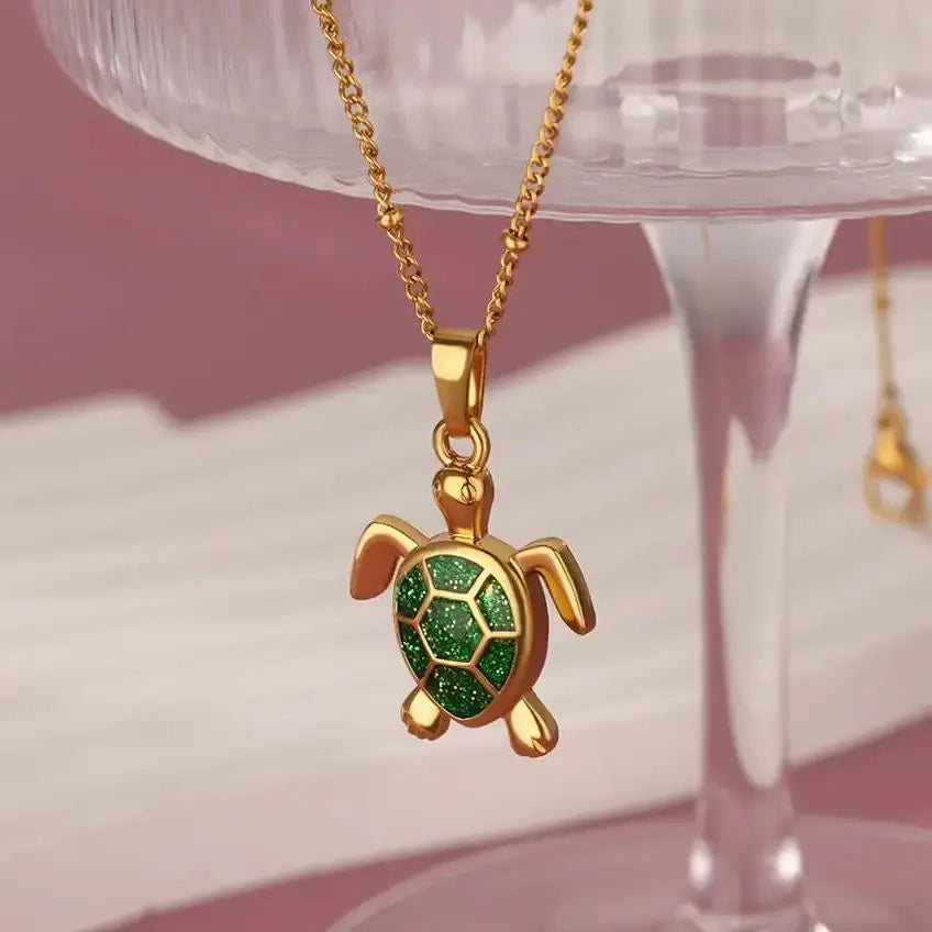 Turtle Pendant Necklace