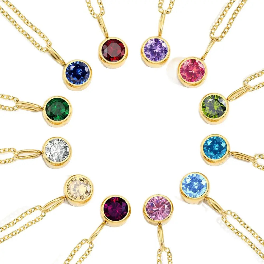 Zodiac Birthstone Necklace