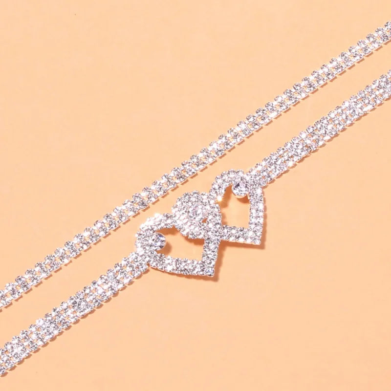 Zircon Chain Anklet – 5A CZ