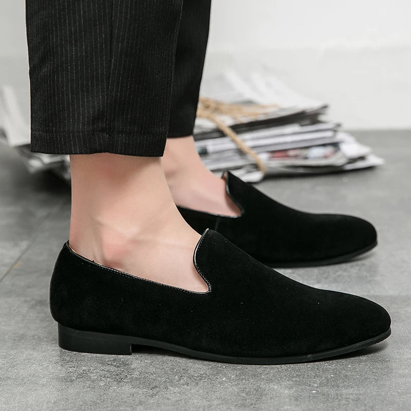 Classic Suede Driving Loafers