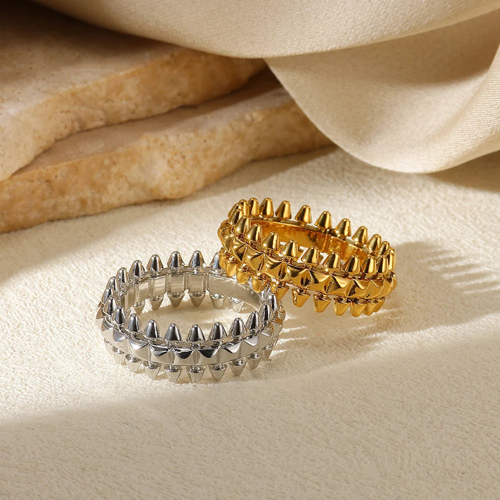 Riveted Statement Ring