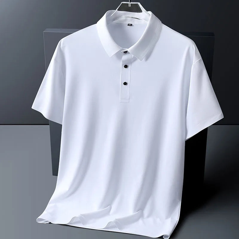 Ice Silk Polo Shirt
