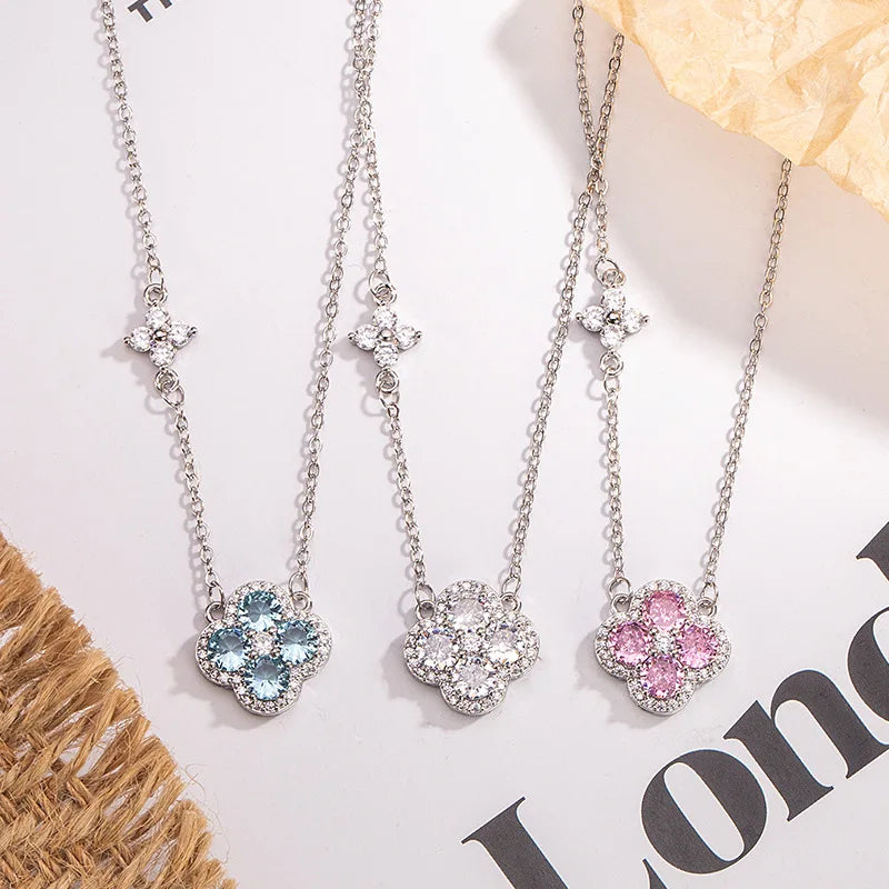 Lucky Clover Necklace – 925 Sterling Silver