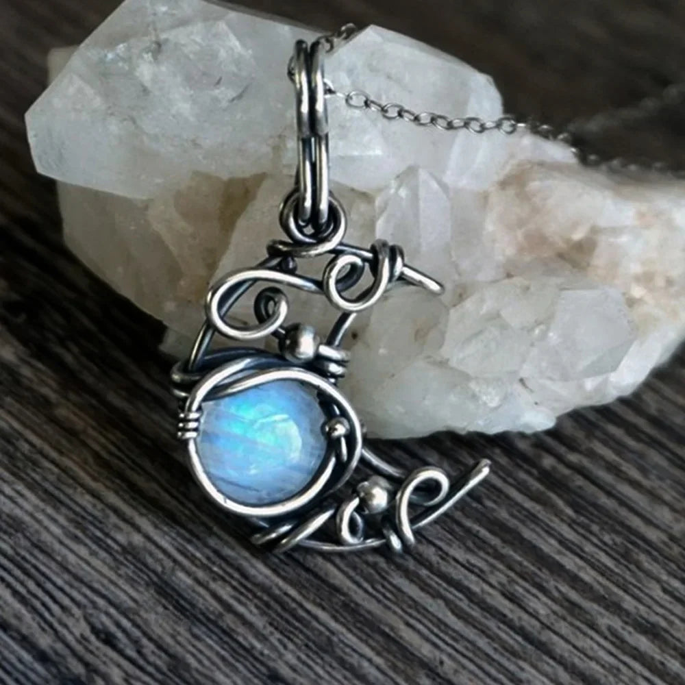 Moonstone Pendant Necklace