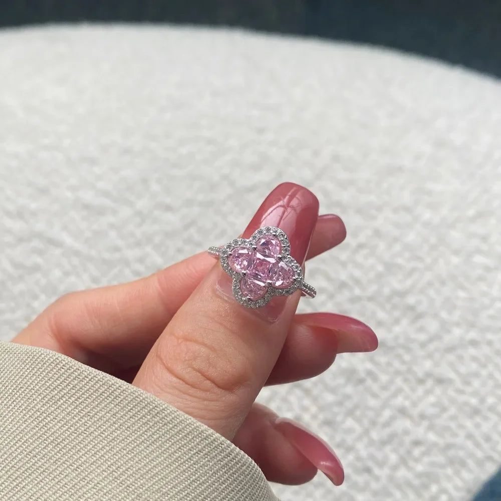 Lucky Clover Ring – 5A CZ