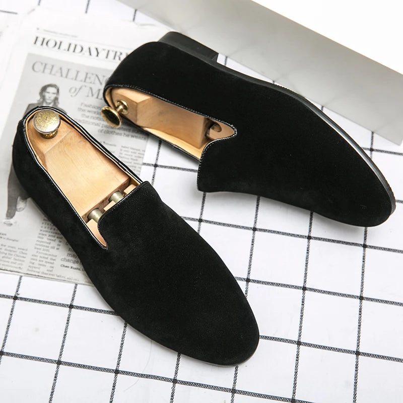 Classic Suede Driving Loafers