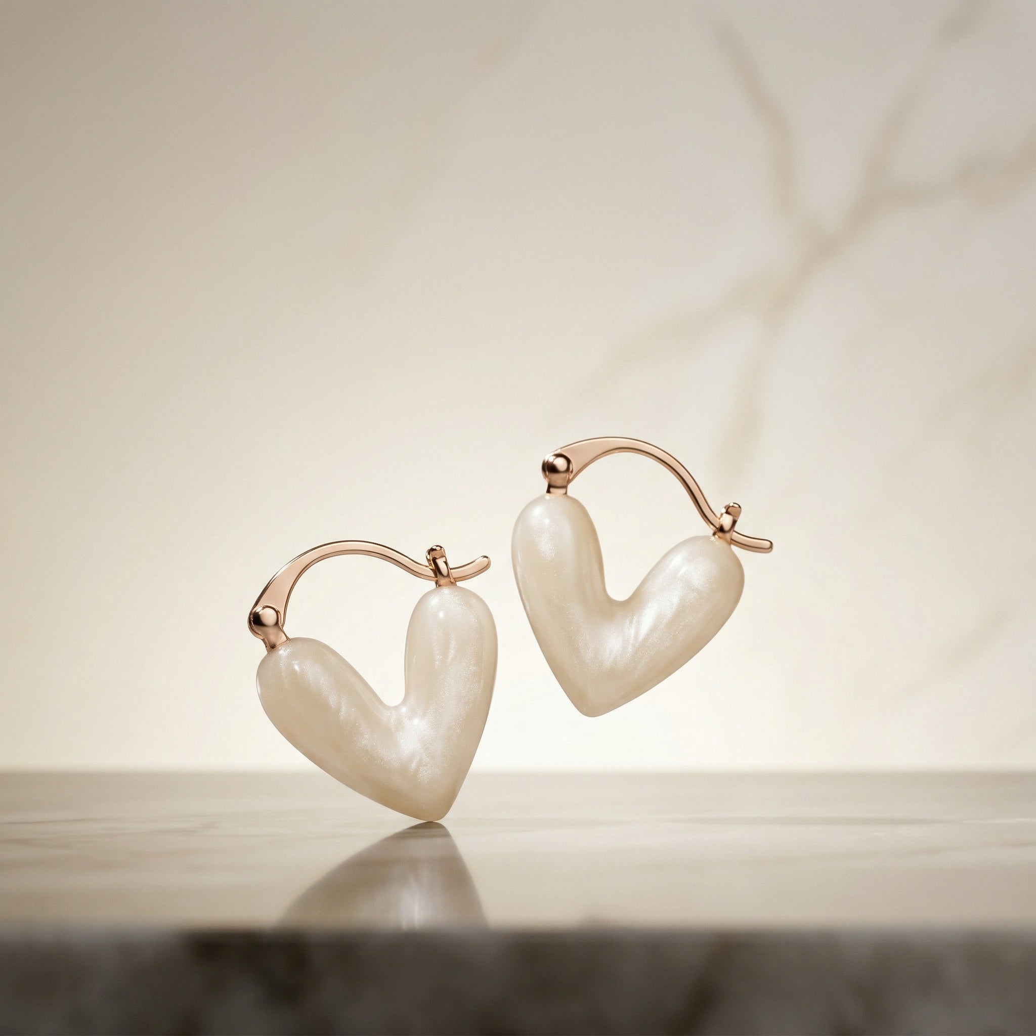 Heart Drop Earrings – Bold Romance