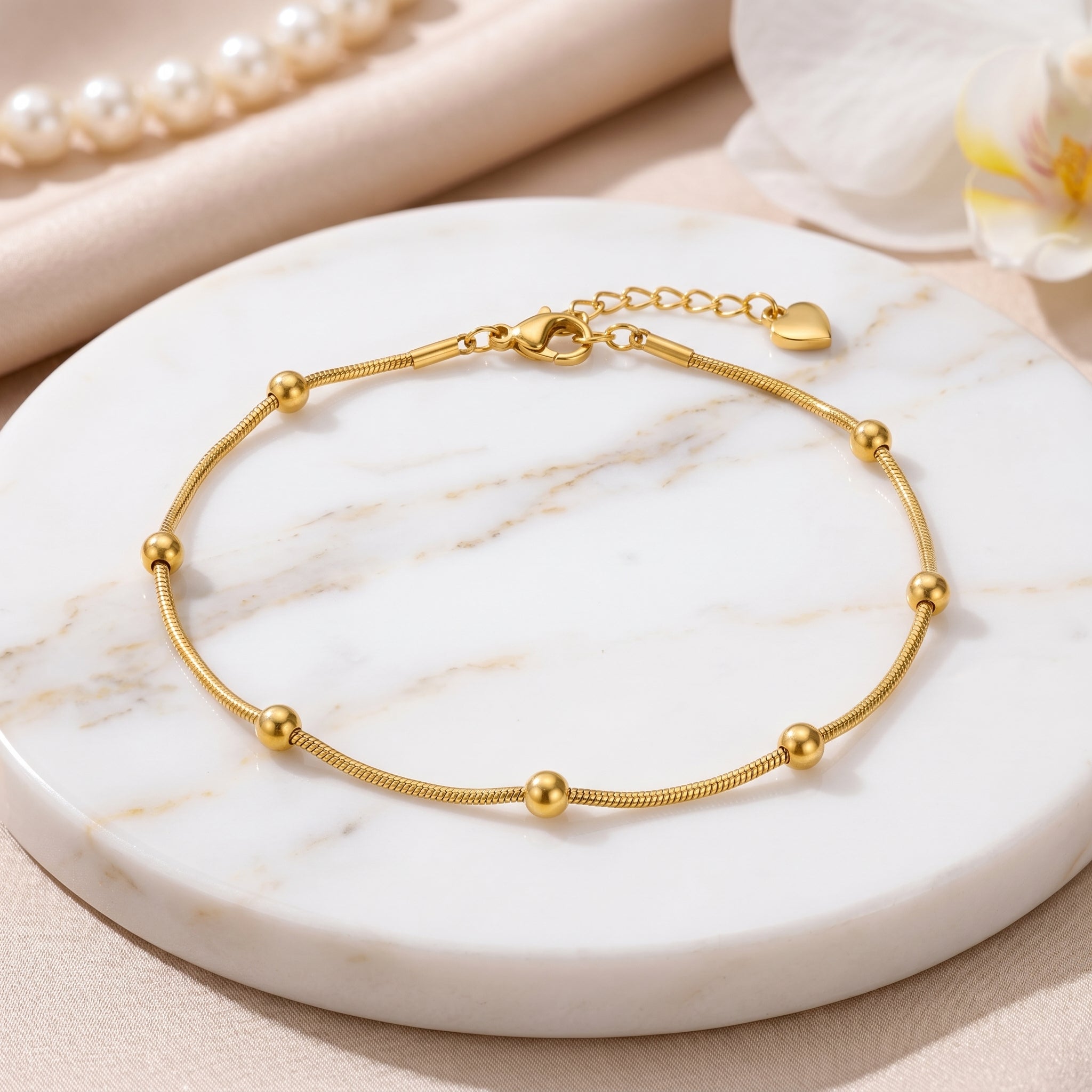 Beaded Chain Anklet