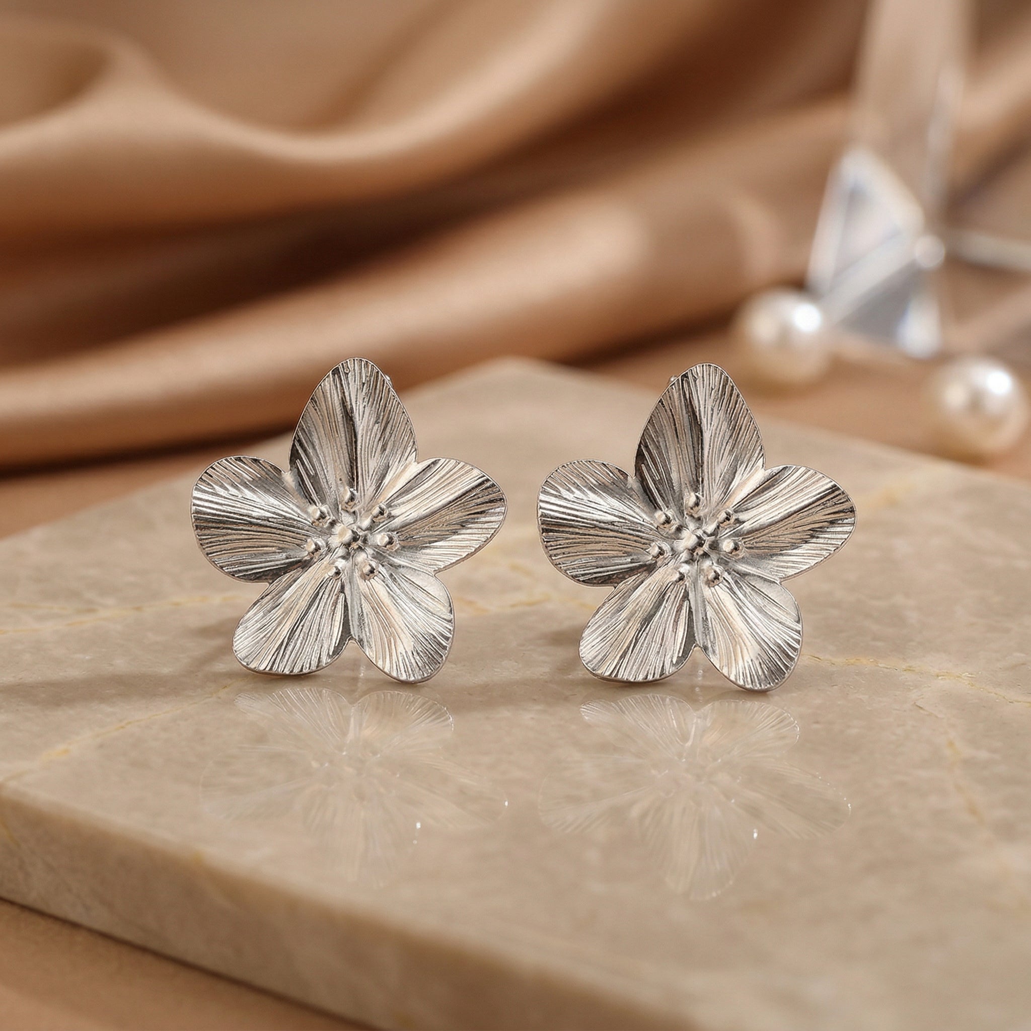 Floral Stud Earrings