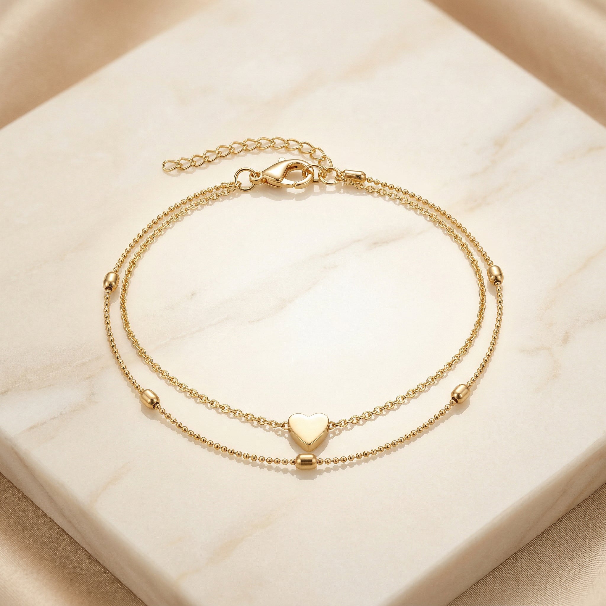 Heart Chain Anklet
