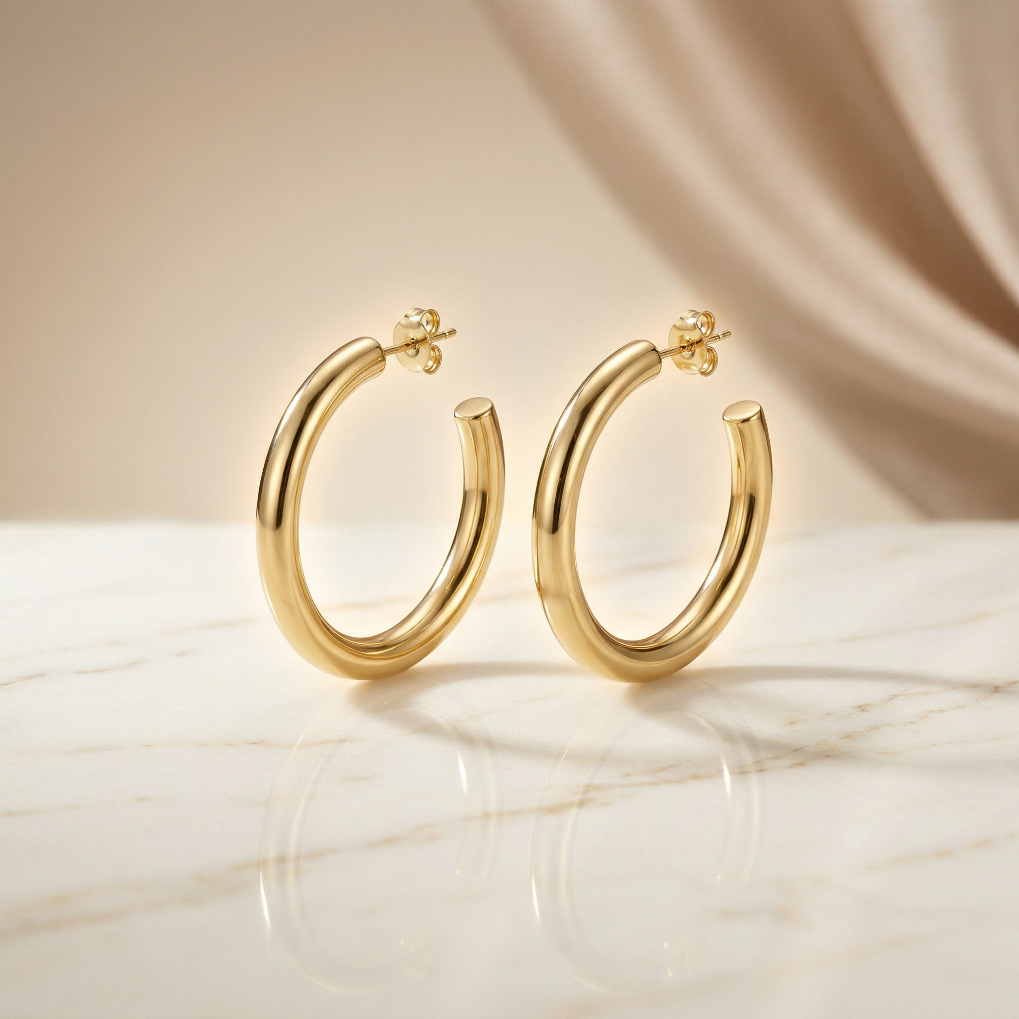 Large Hoop Earrings
