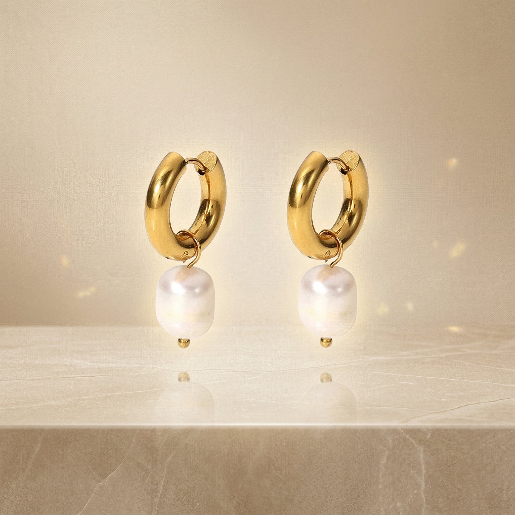 Pearl Pendant Earrings