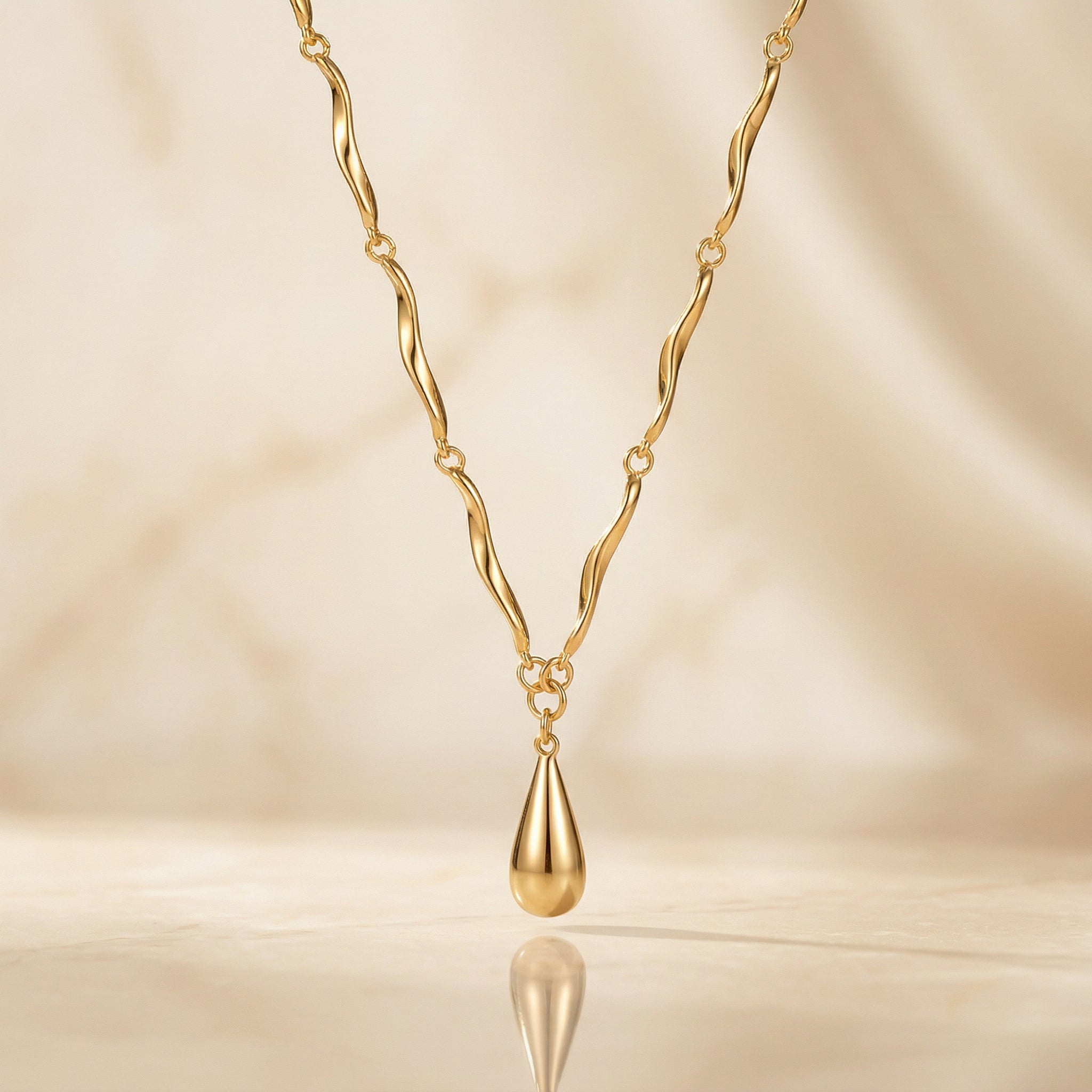 Water Drop Tassel Necklace