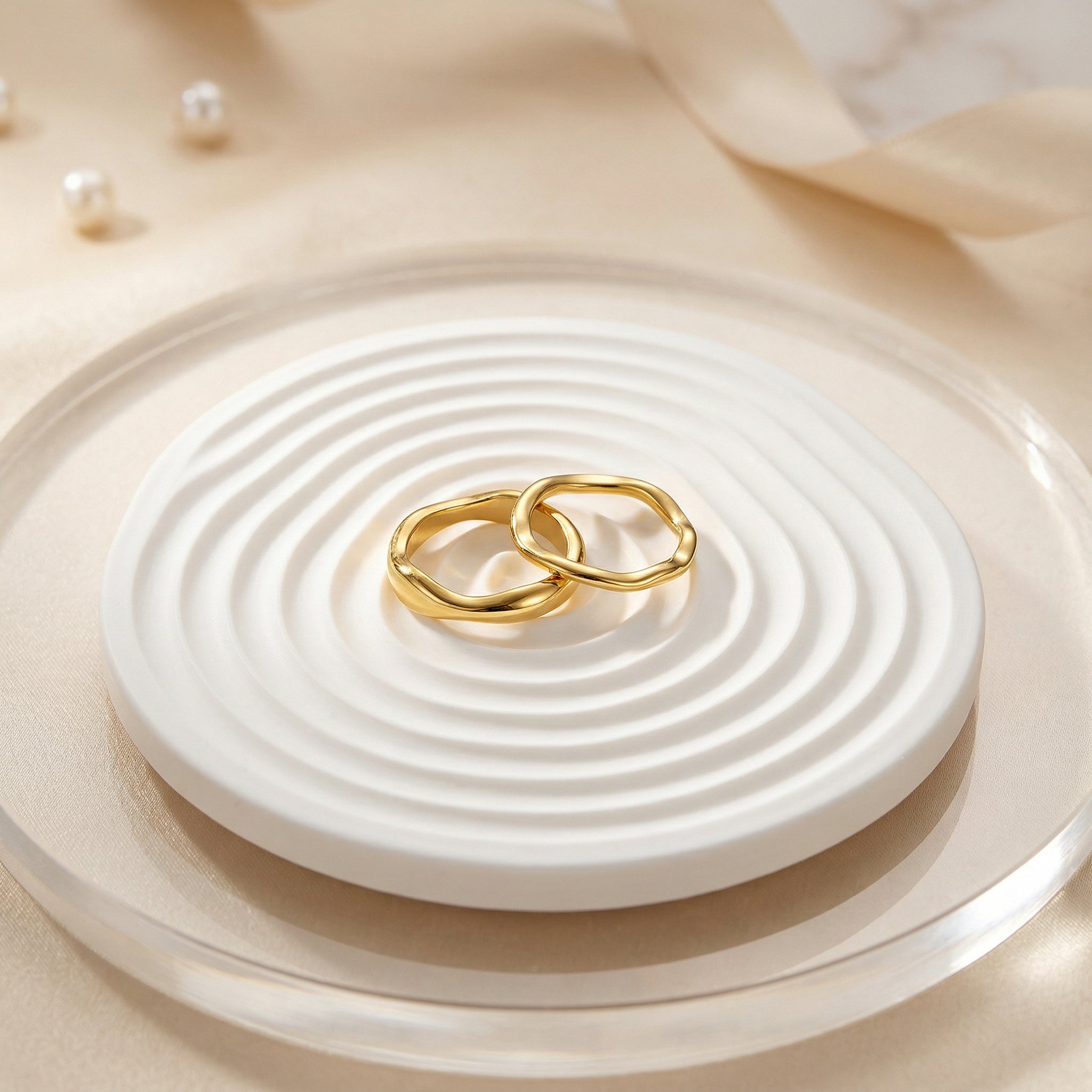 Ripple Wave Ring