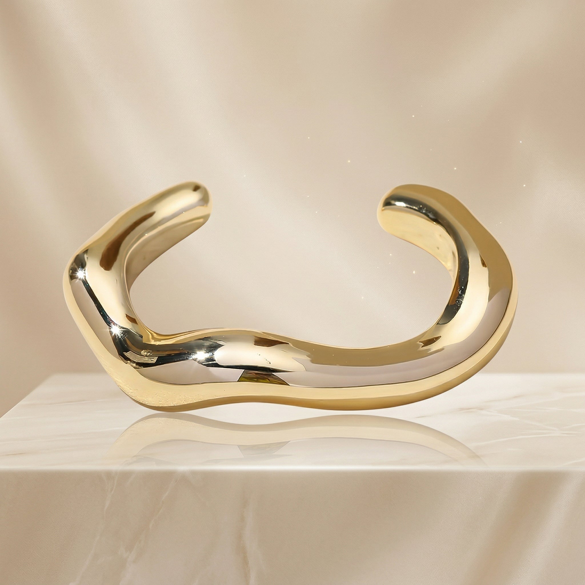 Geometric Cuff Bangle