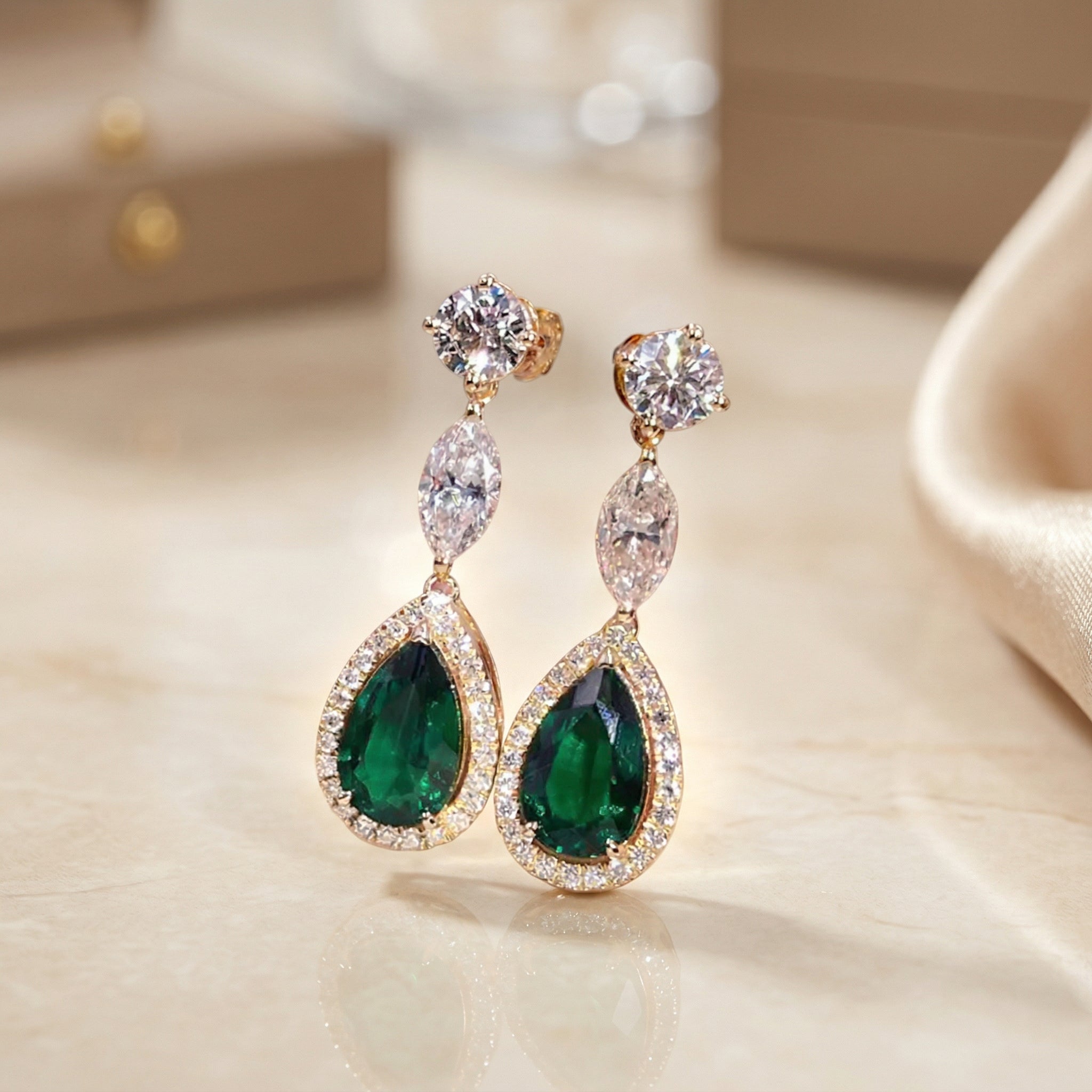 Crystal Dangle Earrings