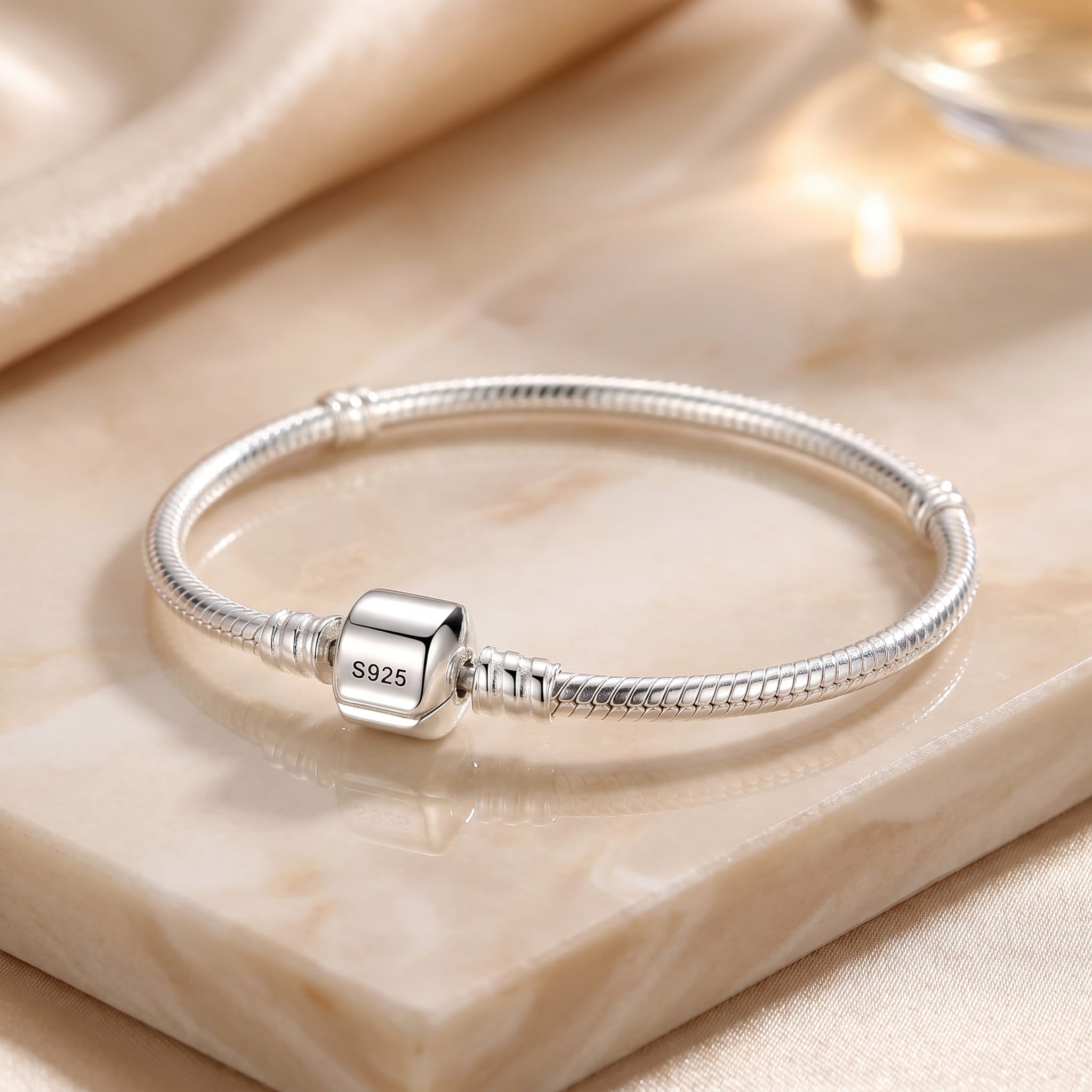 Snake Chain Bracelet – 925 Sterling Silver
