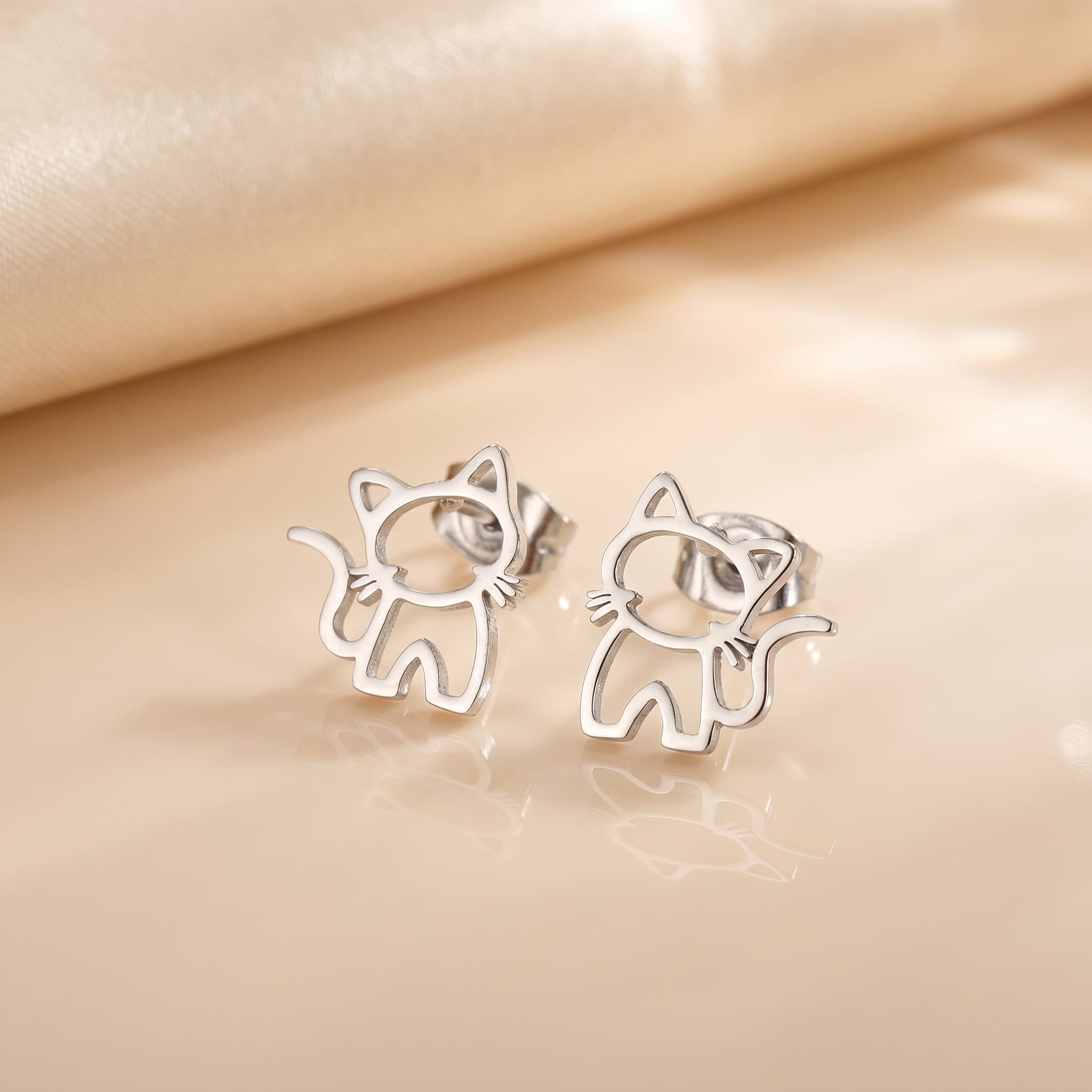 Mini Cat Earrings