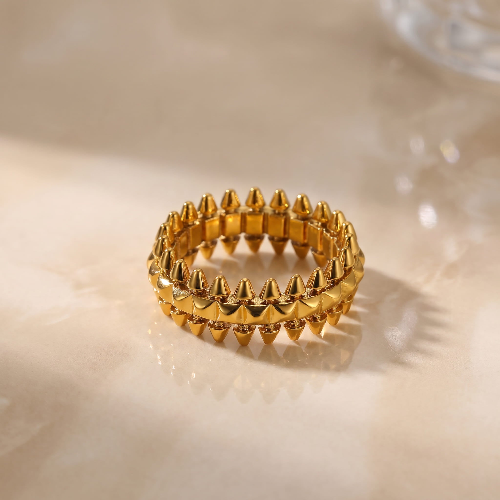 Riveted Statement Ring