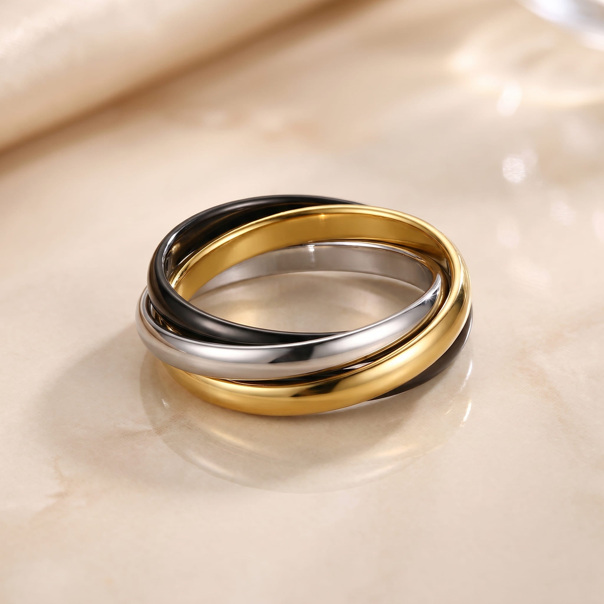 Triple Interlocked Ring